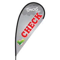Smog Check Flex Blade Flag - 09' Single Sided