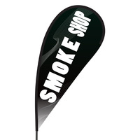Smoke Shop Flex Blade Flag - 09' Single Sided