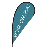 Work Live Play Flex Blade Flag - 09' Single Sided