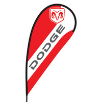 Dodge Flex Blade Flag - 09' Single Sided