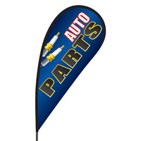 Auto Parts Flex Blade Flag - 09' Single Sided