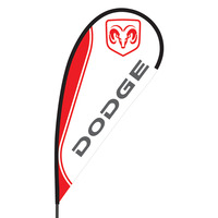 Dodge Flex Blade Flag - 09' Single Sided