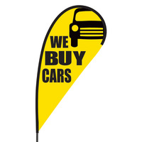 We Buy Cars Flex Blade Flag - 09' Single Sided