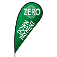 Zero Down Payment Flex Blade Flag - 09' Single Sided