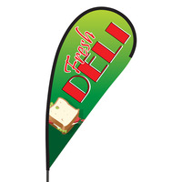 Fresh Deli Flex Blade Flag - 09' Single Sided