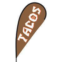 Tacos Flex Blade Flag - 09' Single Sided