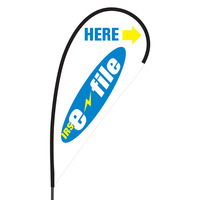 eFile Flex Blade Flag - 09' Single Sided