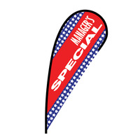 Managers Special Flex Blade Flag - 12'