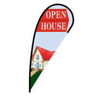 Open House Flex Blade Flag - 12'
