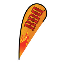 BBQ Flex Blade Flag - 12'