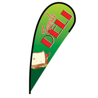 Fresh Deli Flex Blade Flag - 12'