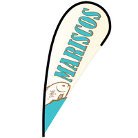 Mariscos Flex Blade Flag - 12'