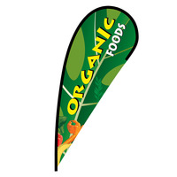 Organic Foods Flex Blade Flag - 12'