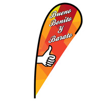 Bueno Bonito y Barato Flex Blade Flag - 12'