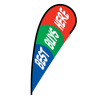 Best Buys Here Flex Blade Flag - 12'