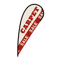Carpet Sale Flex Blade Flag - 12'
