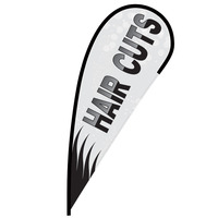 Hair Cuts Flex Blade Flag - 12'