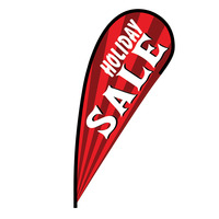 Holiday Sale Flex Blade Flag - 12'