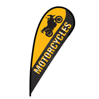 Motorcycles Flex Blade Flag - 12'