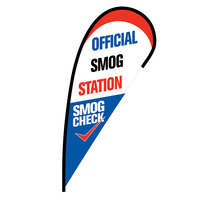 Official Smog Station Flex Blade Flag - 12'