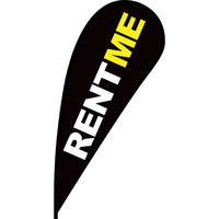 Rent Me Flex Blade Flag - 12'