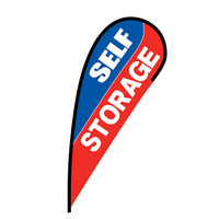 Self Storage Flex Blade Flag - 12'