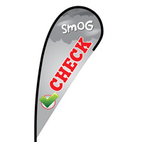 Smog Check Flex Blade Flag - 12'