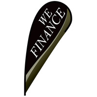 We Finance Flex Blade Flag - 12'