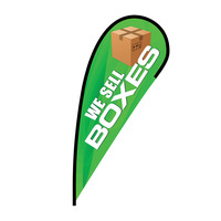 We Sell Boxes Flex Blade Flag - 12'