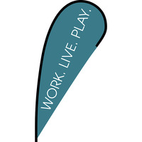 Work Live Play Flex Blade Flag - 12'