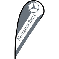 Mercedes Flex Blade Flag - 12'