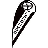 Scion Flex Blade Flag - 12'