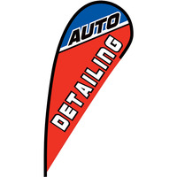 Auto Detailing Flex Blade Flag - 12'