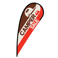 Camper Sale Flex Blade Flag - 12'