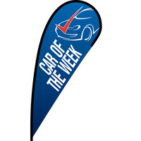 Car of the Week Flex Blade Flag - 12'