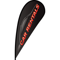 Car Rentals Flex Blade Flag - 12'