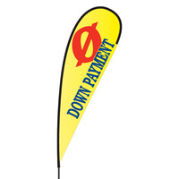 0 Down Payment Flex Blade Flag - 15'