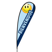 Bienvenidos Flex Blade Flag - 15'