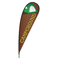 Campground Flex Blade Flag - 15'