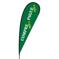 Compre Aqui Pague Aqui Flex Blade Flag - 15'