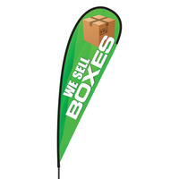 We Sell Boxes Flex Blade Flag - 15'