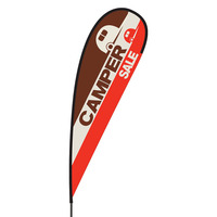 Camper Sale Flex Blade Flag - 15'