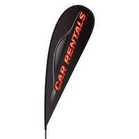 Car Rentals Flex Blade Flag - 15'