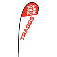 Top Dollar for Trades Flex Blade Flag - 15'
