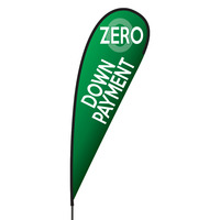 Zero Down Payment Flex Blade Flag - 15'