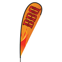 BBQ Flex Blade Flag - 15'