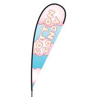 Cotton Candy Flex Blade Flag - 15'