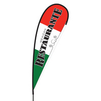 Mexican Restaurant Flex Blade Flag - 15'