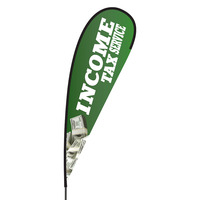 Income Tax Service Flex Blade Flag - 15'