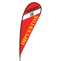 Servicio De Impuestos Flex Blade Flag - 15'